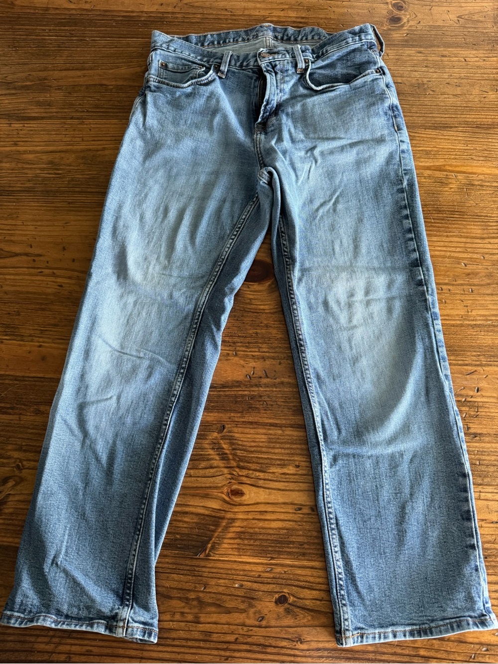 Old Navy Light Blue Loose Built-in Flex Men's Jeans 34x30